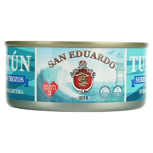 Тунец измельченный в своем соке San Eduardo 150 г - фото 3