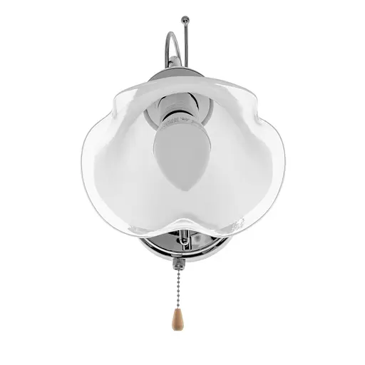 Бра Brille LK-574W/1 настінне накладне класичне E14 CH - фото 2