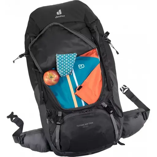 Рюкзак Deuter Futura Air Trek 60 + 10 Black-Graphite (1052-3402321 7403) - фото 9