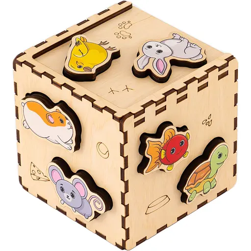 Кубик-сортер GoodPlay Домашні тварини (CUB-4-009)