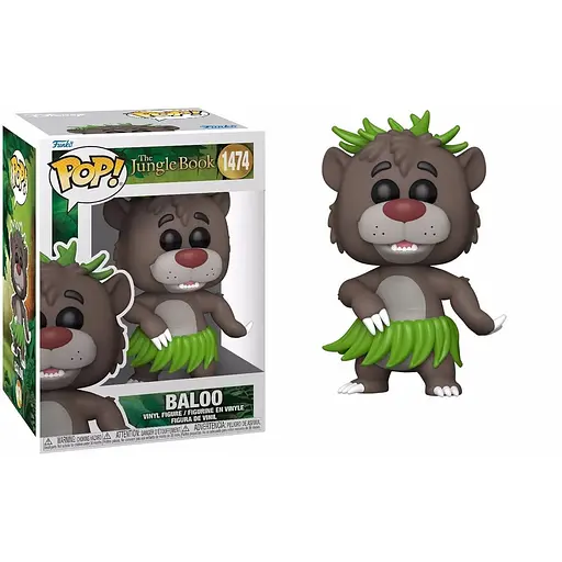 Фігурка Funko Pop Книга джунглів Балу The Jungle Book Baloo 10 см JB BL 1474
