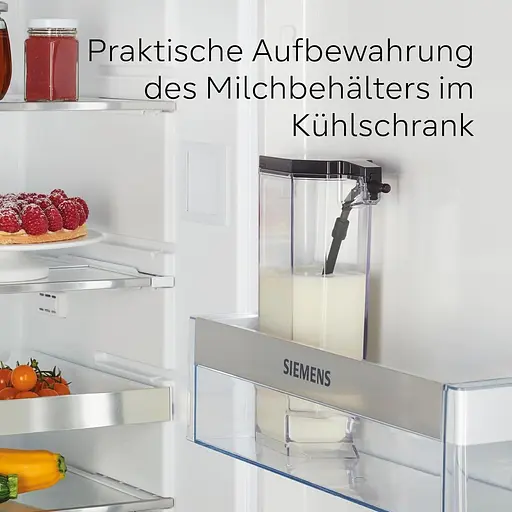 Полностью автоматическая кофеварка Siemens EQ500 Integral TQ513D01, множество фирменных специй для кофе, винилка для молока, встроенная - фото 4