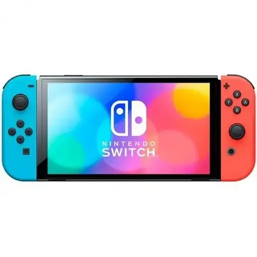 Игровая консоль Nintendo Switch OLED model Neon Blue-Red + Игра FIFA 22 Legacy Edition русская версия - фото 6