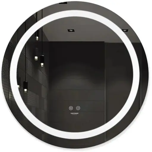 Дзеркало Kroner KRM Spiegel R2 - 6060 з LED-підсвічуванням та антизапітнінням (CV030042) - фото 1