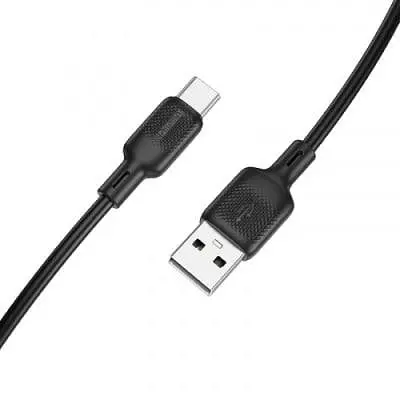 USB-кабель Borofone BX113 Silicone Lightning 1 м чорний - фото 3