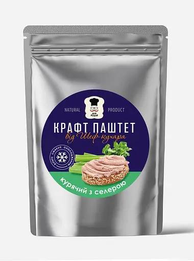 Паштет курячий з селерою Шеф-повар, 100г - фото 1