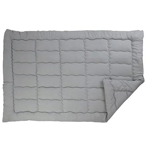 Уценка. Набор Руно Soft Line: одеяло 140х205 см + подушка 50х70 см серый (924.52_Soft Line) - фото 3