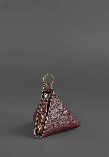 Жіноча шкіряна монетниця 2.0 Піраміда Марсала - фото 2