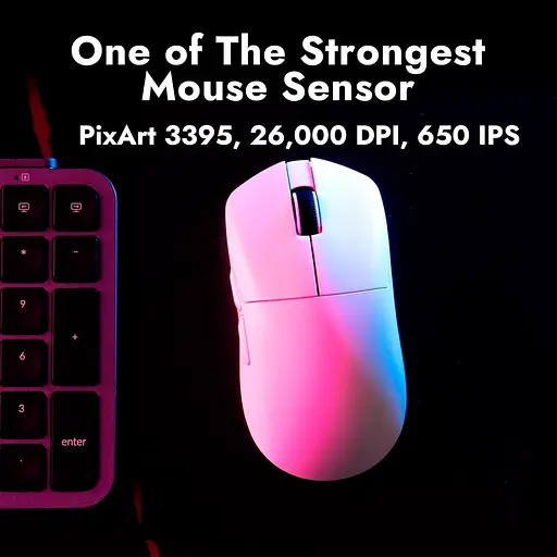 Мышь Lemokey G1 Wireless 8K White (G1-A2) [145027] - фото 6