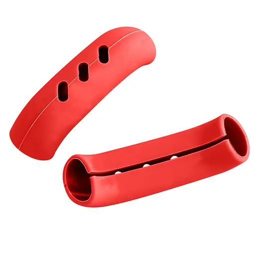 Силиконовые накладки прихватки для горячих ручек кастрюли и сковороды (набор из 2 шт.), Kitchen Master Красный 87267 - фото 1