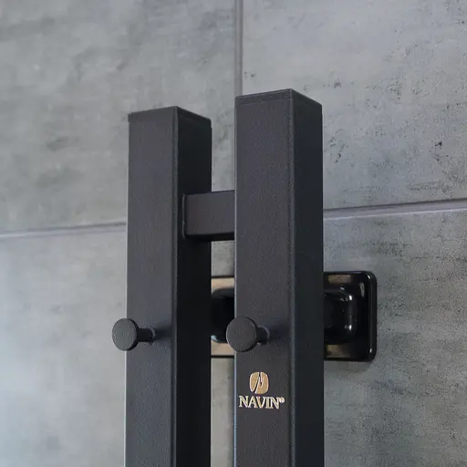 Електрична рушникосушка Navin Силует Квадро 90x1500 Sensor права, чорний муар 12-228053-3680, Чорний матовий, Праве, Електронний - фото 7