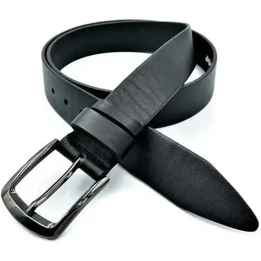 Кожаный ремень Weatro мужской 110-120х4 см acs0017304 - фото 1