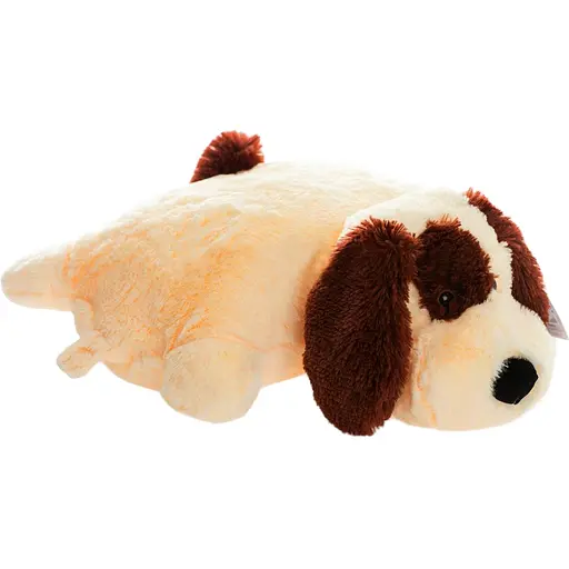 Подушка Alina собачка Шарик 55 см персиковая