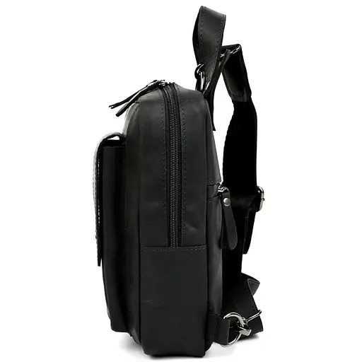 Мужской нагрудная сумка слинг рюкзак на одно плечо LIMARY 29х16х8 см sum0028206 - фото 4