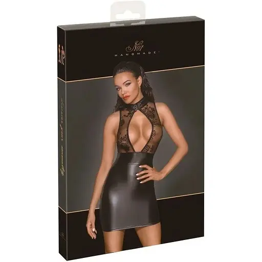 Міні-сукня Noir Handmade Raina XL чорний