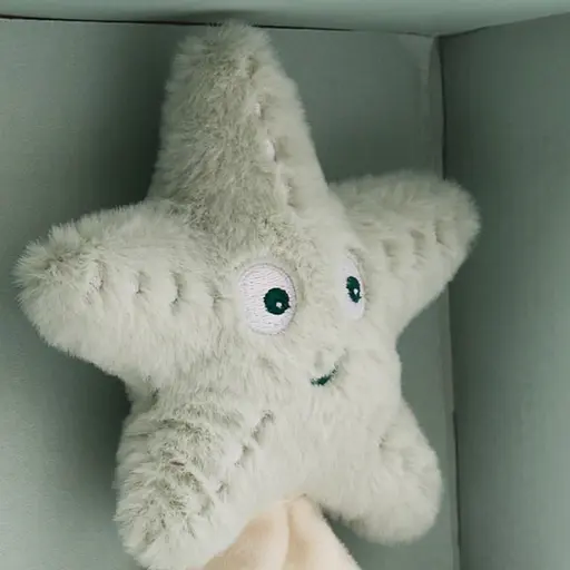 Подарочный набор в коробке (текстильный комфортер и погремушка) Miniland Baby Sea Gift (97360) - фото 3