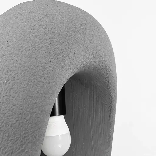 Светильник со скульптурным серым плафоном 70х25 см | Line F | Арт. MJ36-718 GR - фото 6