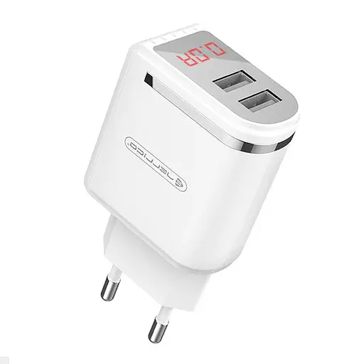 Качественное и мощное Сетевое зарядное устройство с LED-индикатором Jellico WJ-C80 - фото 1