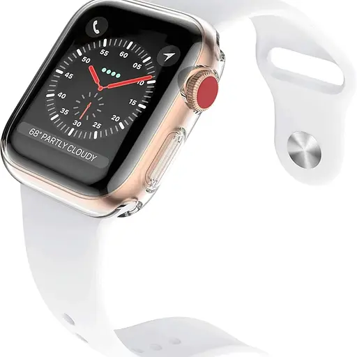 Чехол-накладка DK Silicone Face Case для Apple Watch 42mm (clear)