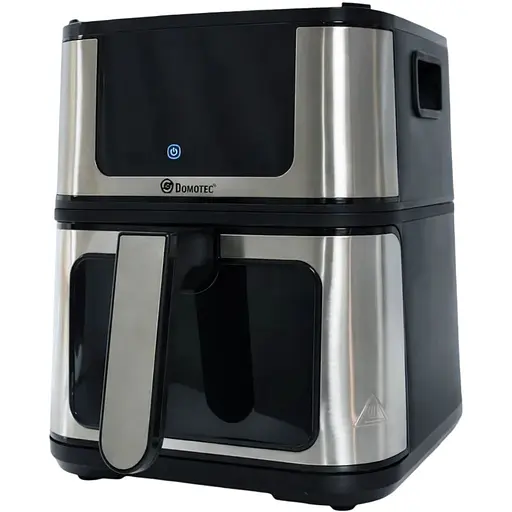 Аерогриль фритюрниця Domotec MS-3225 7 л 2 нагрівальних елементи сенсорне управління 3500 Вт Чорний - фото 1