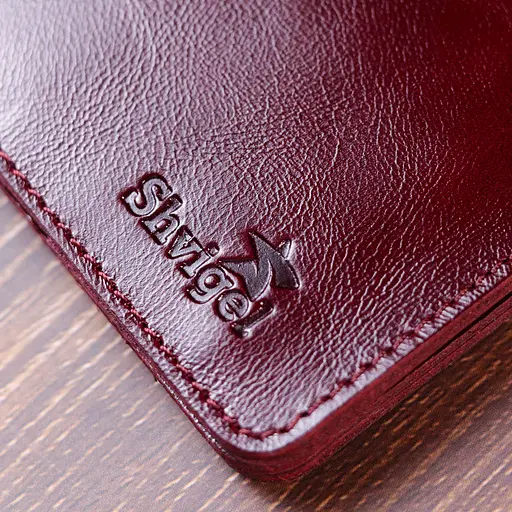 Женское кожаное портмоне Shvigel 9.3х9.5х1.3 см acs0022840 - фото 8