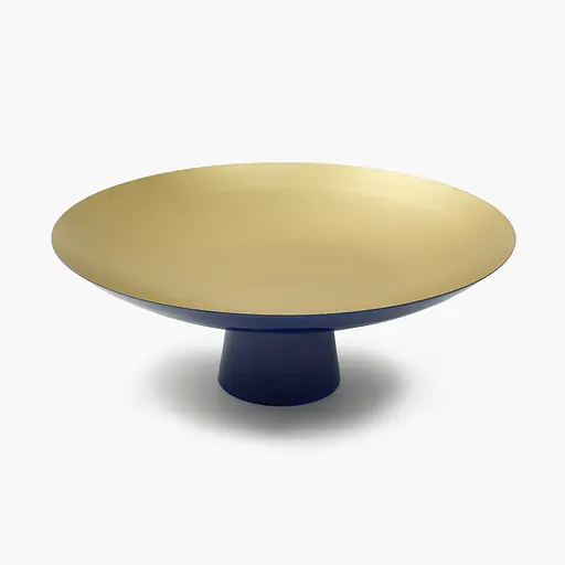 Фруктівниця MBM HOME Елізіум залізна глибокий синій - золотий 350x350x130 мм (BD-01 DEEP BLUE/GOLD) - фото 2