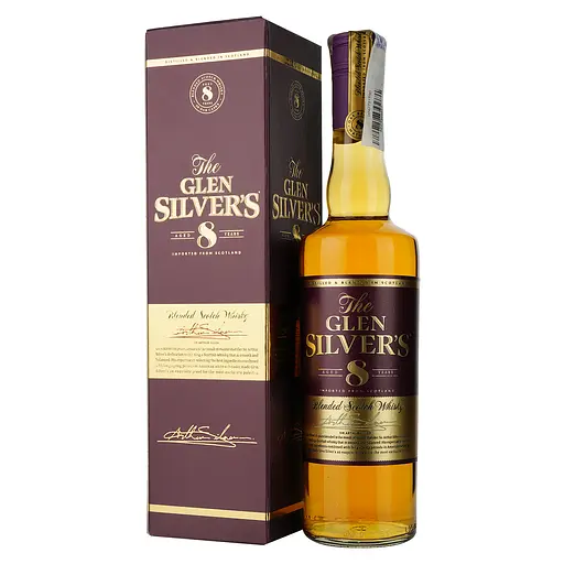 Уценка. Виски Glen Silver's 8 yo Blended Scotch Whisky 40% 0.7 л