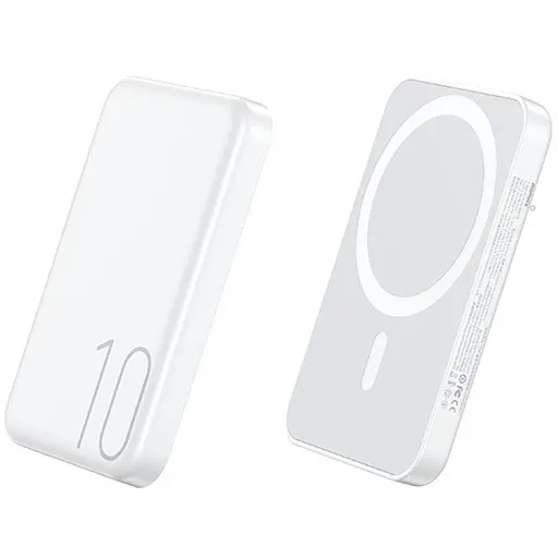 Павербанк Remax RPP-65 / 10000 мАг / до 20 Вт / USB-C + MagSafe / PD+QC / Білий - фото 3