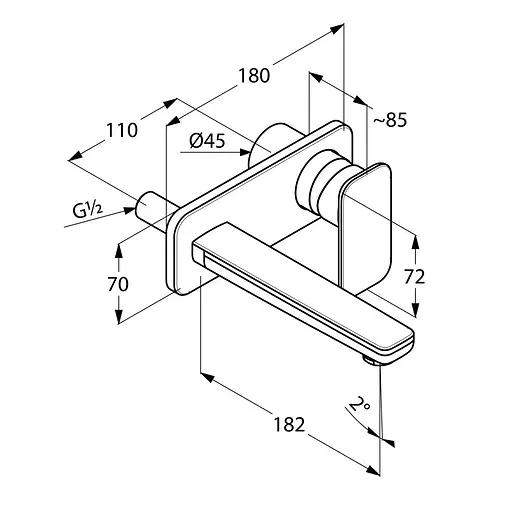 Змішувач для умивальника Kludi E2 492440575 - фото 2