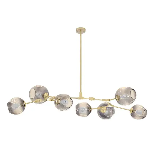 Люстра современная для гостиной 19662-7 на 7 плафонов - фото 3