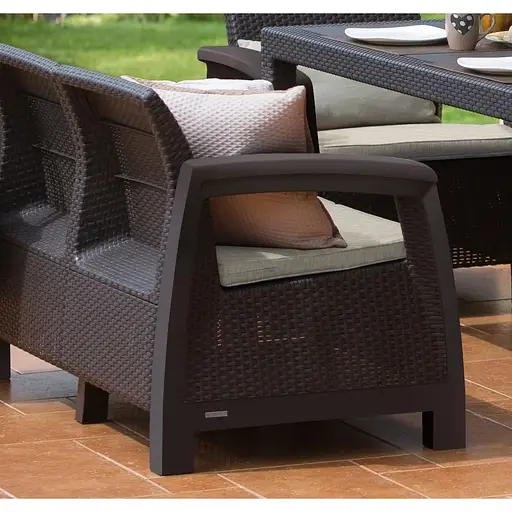 Набор мебели Keter Corfu Fiesta коричневый - фото 7