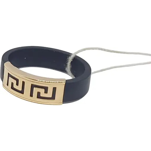 Кольцо из каучука Tango с золотой вставкой. 900619 20