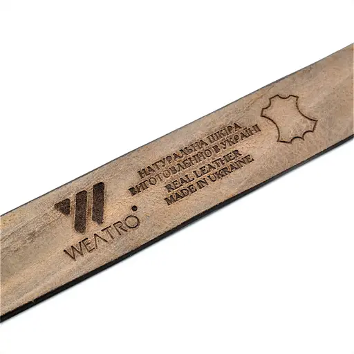 Ремінь шкіряний Weatro чоловічий 115-120 см acs0022031 - фото 2