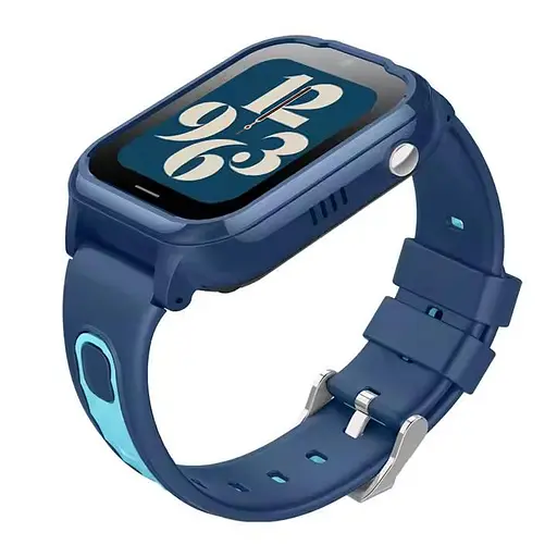 Дитячий смарт-годинник Smart Watch D38-X1 з SIM-картою GPS прослуховуванням відеодзвінком 4G Play Market синій - фото 2