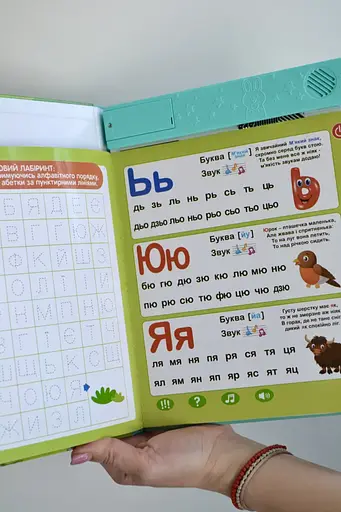 Навчальна електронна книжка «Абетка звірят» SK 0052 вірші, музика, пісні - фото 7