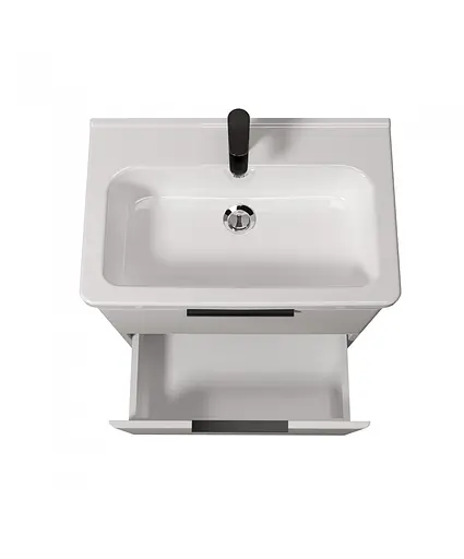 Тумба Мойдодир Freya 70 з умивальником Ipek 70 Білий - фото 6