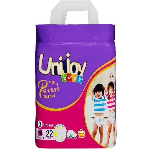Підгузки Unijoy Premium М 6-9 кг 22 шт.