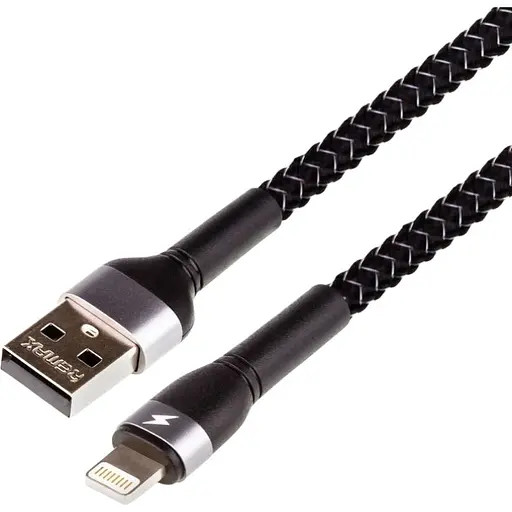 Кабель Remax USB Lightning 8-pin Jany RC-124i Black 1 м