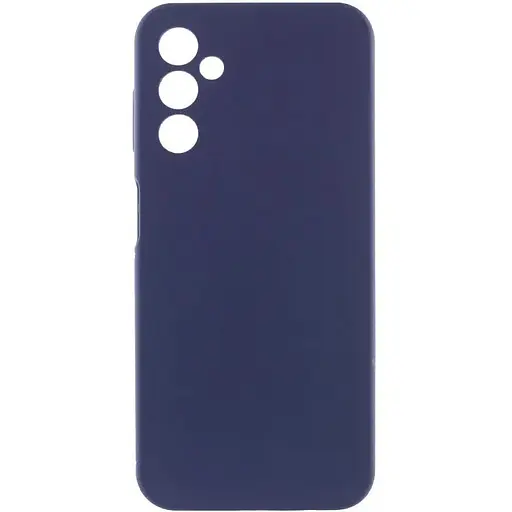 Чохол Silicone Cover Lakshmi Full Camera (AAA) для Samsung Galaxy A24 4G Темно-синій / Midnight blue