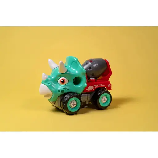 Машинка-конструктор Otamanko Трицератопс бетонозмішувач Бірюзовий/червоний - фото 3
