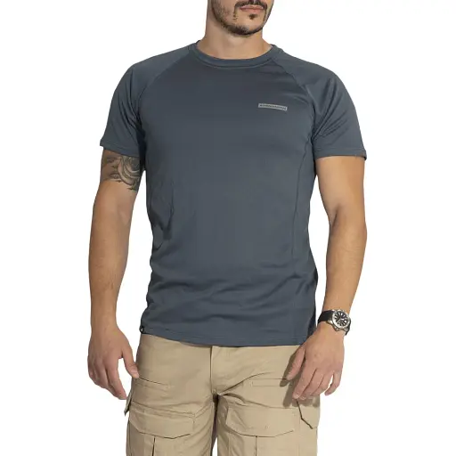 Футболка Pentagon Bodyshock MK2 Quick Dry T-shirt M Charcoal Blue - фото 2