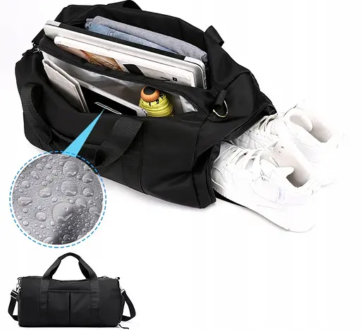 Спортивна сумка Edibazzar з відділами взуття, вологих речей 18L 40x24x18 см sum0023917 - фото 7