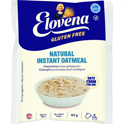 Каша моментального приготовления овсяная Elovena 200 г (5 шт. х 40 г) (776136) - фото 3