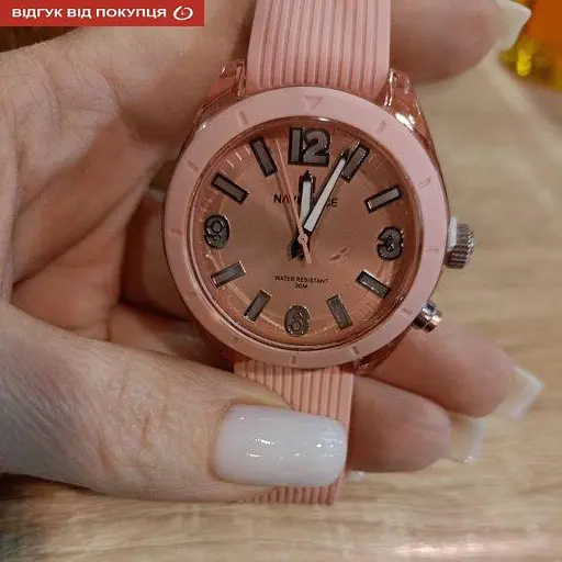 Женские наручные часы Naviforce Amelia (Розовые) - фото 8