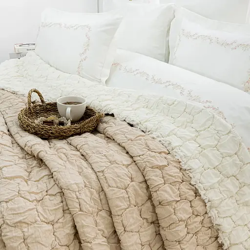 Постільна білизна з покривалом Zebra Casa Paloma Beige Zebra pbe0051525 - фото 2