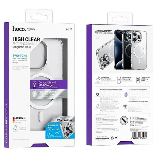 Чохол HOCO для iPhone 16 Pro Vip magnetic protective case (AS11) - фото 2