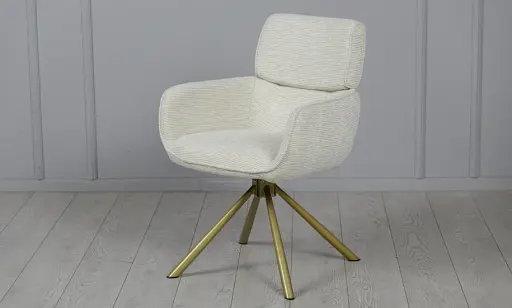 Стілець Артур з обертовим механізмом айворі - фото 2