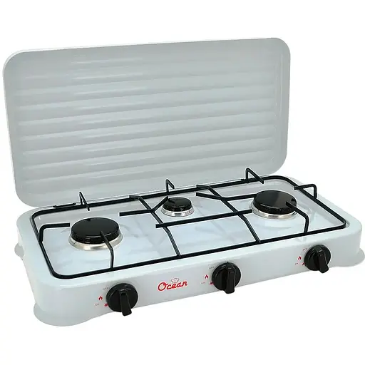 Плита газова Ocean YT-2855 3 конфорки White