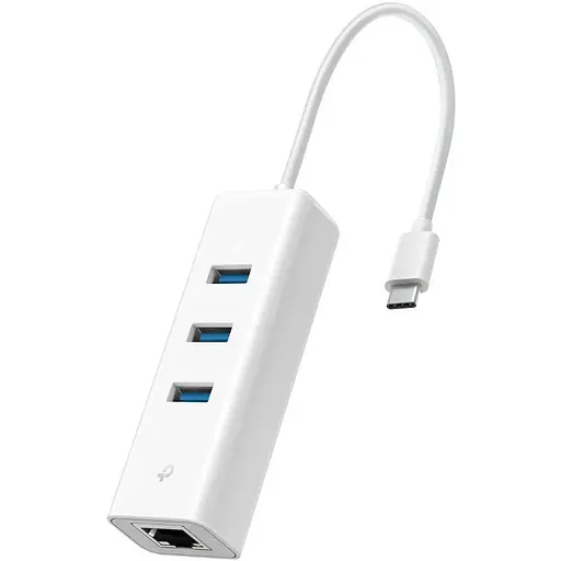 Сетевой адаптер TP-Link UE330С 1xGE, 3xUSB3.0, USB-С