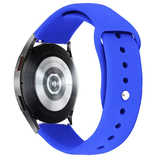 Силиконовый ремешок Sport для Smart Watch 20mm Синий / Capri Blue